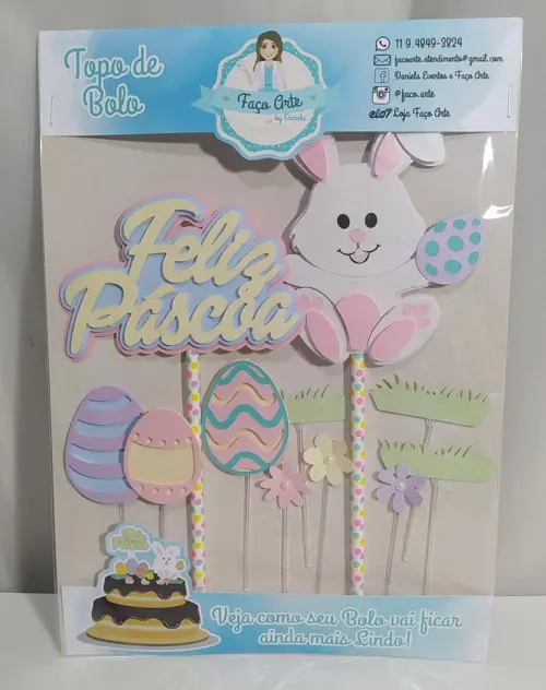 Arquivo de corte topo de bolo Páscoa