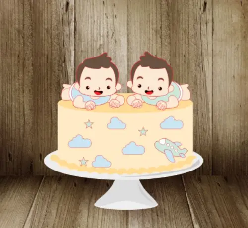 Arquivo de corte topo de bolo Bebê