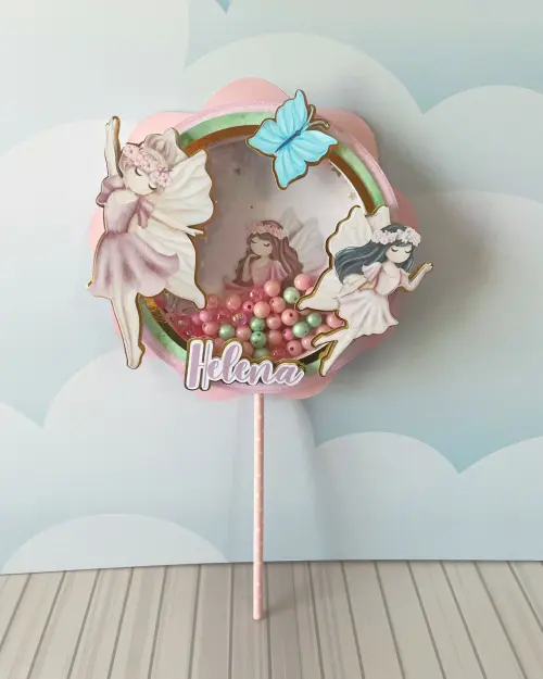 Arquivo de corte topo de bolo Jardim