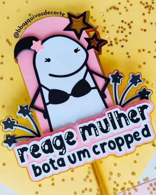 Arquivo de corte Topo de bolo Flork