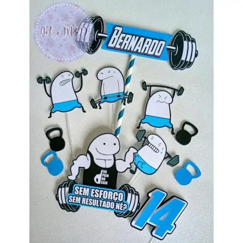 Arquivo de corte Topo de bolo Flork