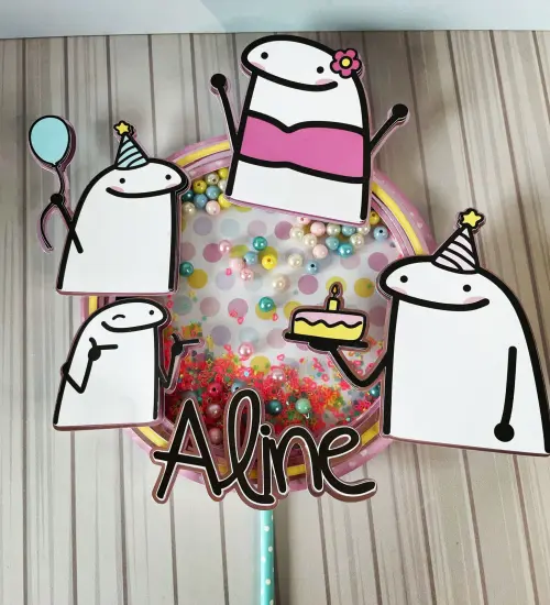 Arquivo de corte Topo de bolo Flork