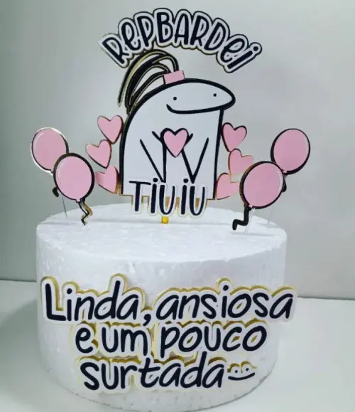 Arquivo de corte Topo de bolo Flork