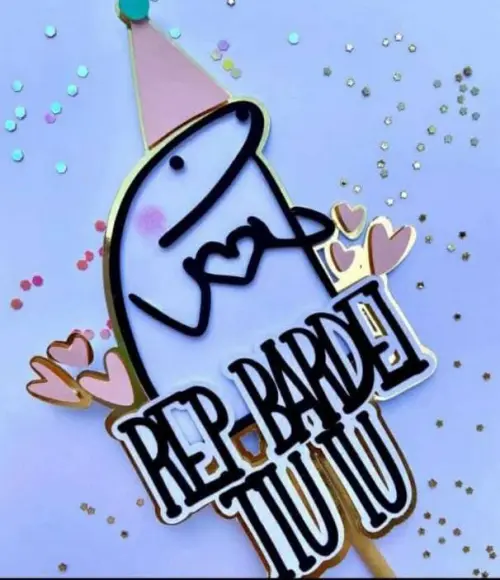 Arquivo de corte Topo de bolo Flork