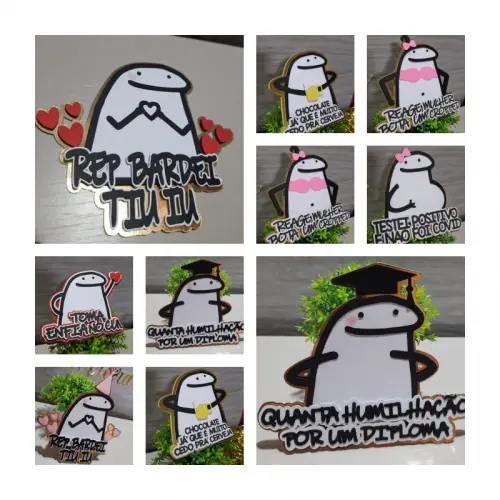 Arquivo de corte Topo de bolo Flork  (COLETIVA)