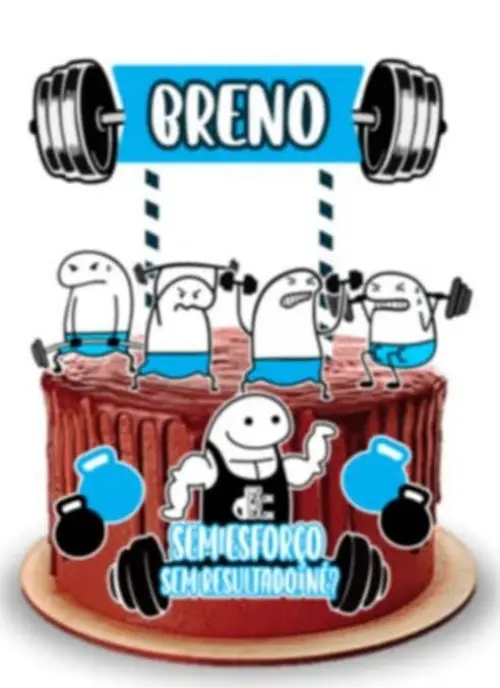 Arquivo de corte Topo de bolo Flork