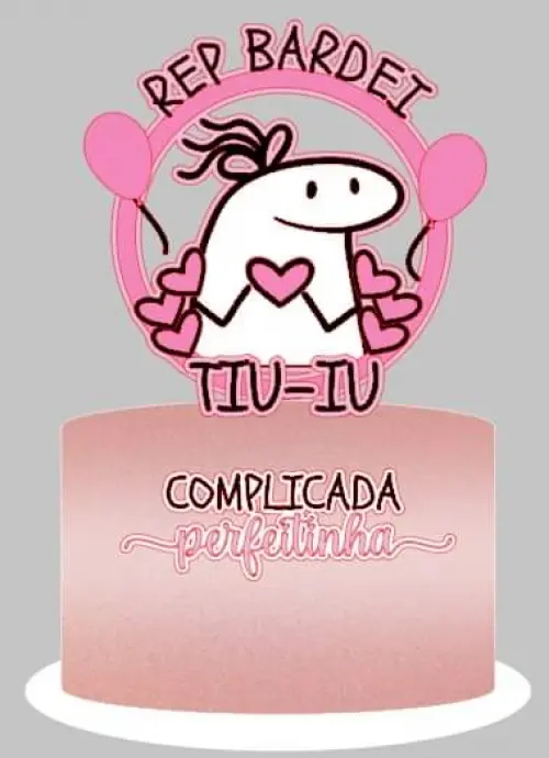 Arquivo de corte Topo de bolo Flork