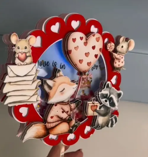 Arquivo de corte topo de bolo animais do Bosque