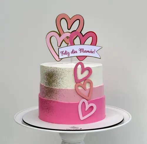 Arquivo de corte Topo de bolo Dia das Mães