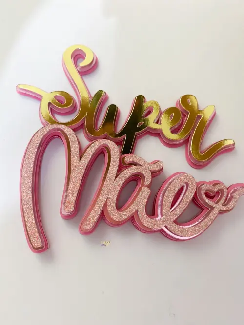 Arquivo de corte Topo de bolo Dia das Mães