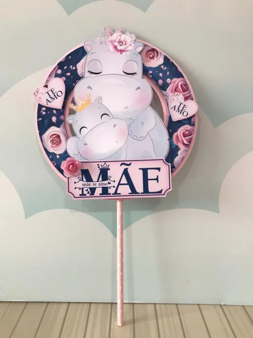 Arquivo de corte Topo de bolo Dia das Mães