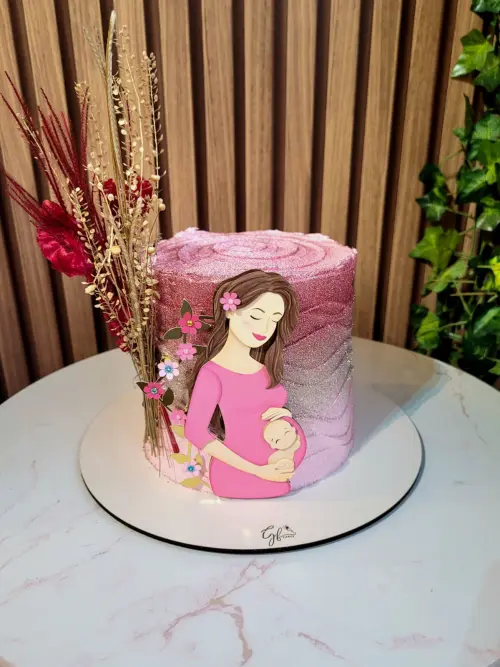 Arquivo de corte Topo de bolo Dia das Mães