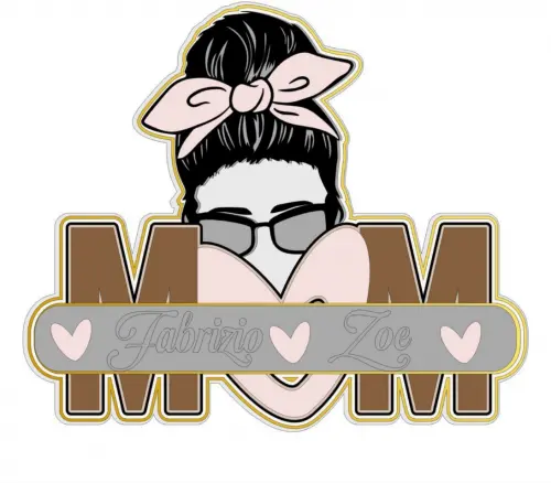 Arquivo de corte Topo de bolo Dia das Mães