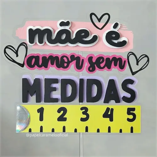 Arquivo de corte Topo de bolo Dia das Mães