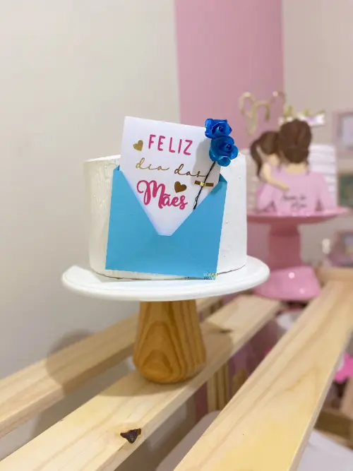 Arquivo de corte Topo de bolo Dia das Mães