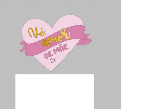 Arquivo de corte Topo de bolo Dia das Mães