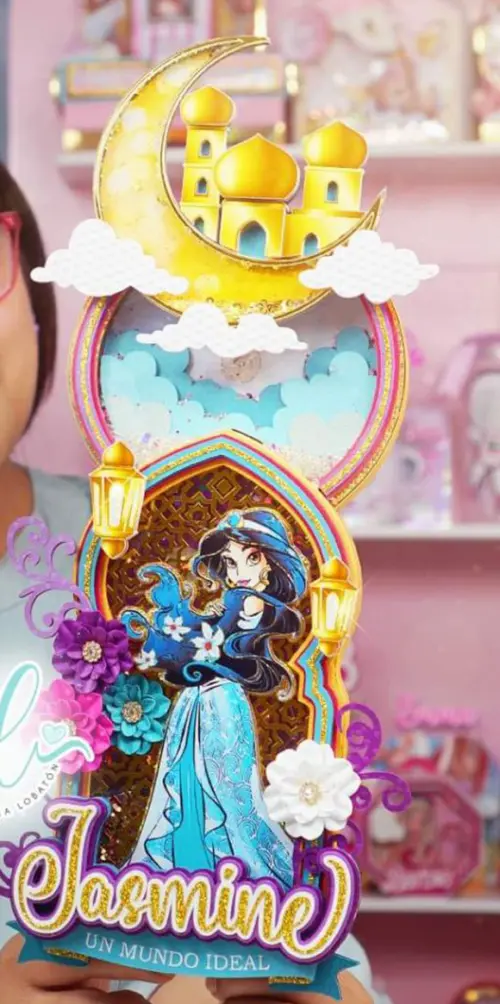 Arquivo de corte topo de bolo Jasmine