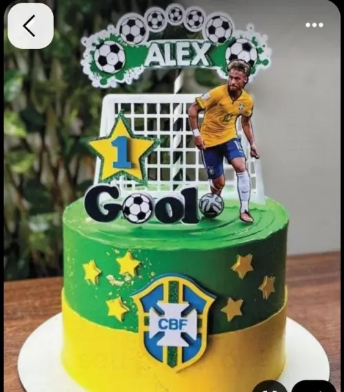 Arquivo de corte topo de bolo Futebol