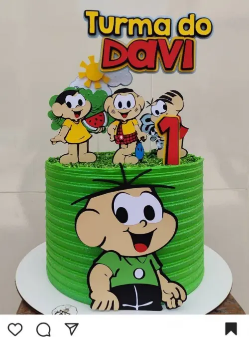 Topo de Bolo Turma da Monica