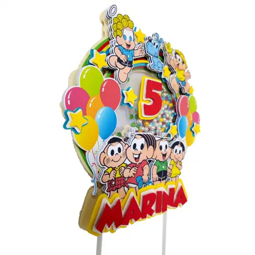 Topo de Bolo Turma da Monica