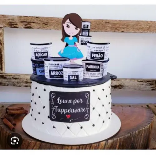 Topo de Bolo TUPPERWARE