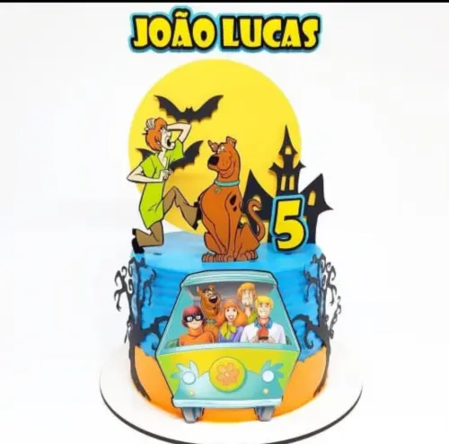 Topo de Bolo Scooby Doo