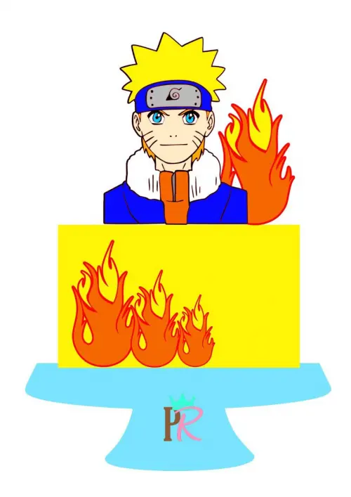 Topo de bolo Naruto