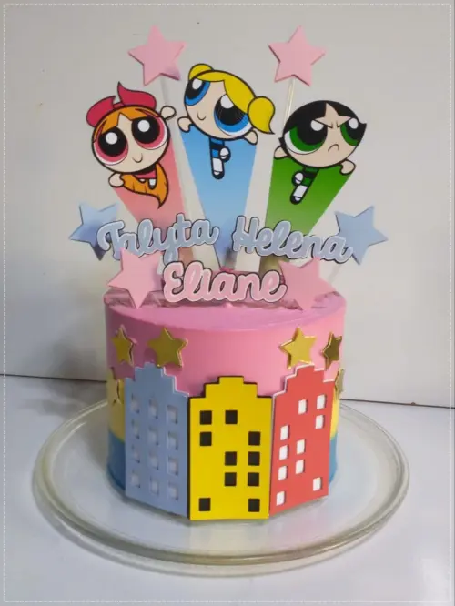 Topo de bolo Meninas Super Poderosas