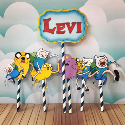 topo de bolo hora da aventura