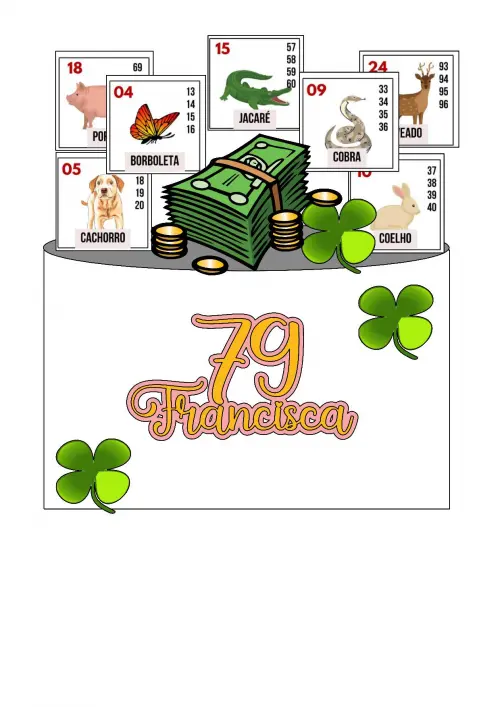 topo de bolo Jogo do Bicho