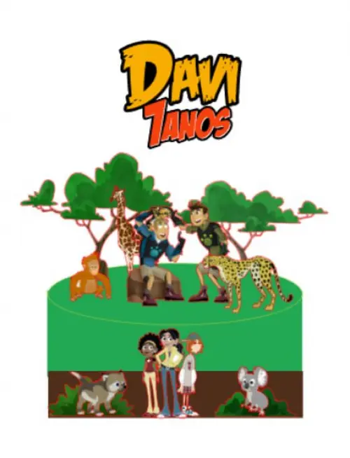 Topo de bolo irmãos Kratts