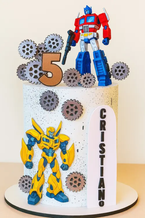 Arquivo de corte topo de bolo transformers