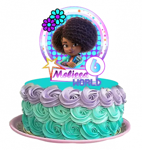 Topo de Bolo Karmas World