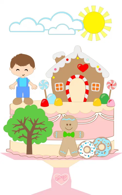 Topo de Bolo João e Maria