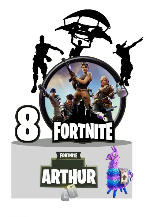 Topo de Bolo Fortnite