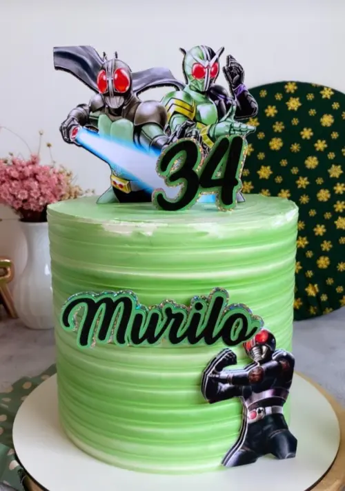 Topo de bolo Kemem Rider