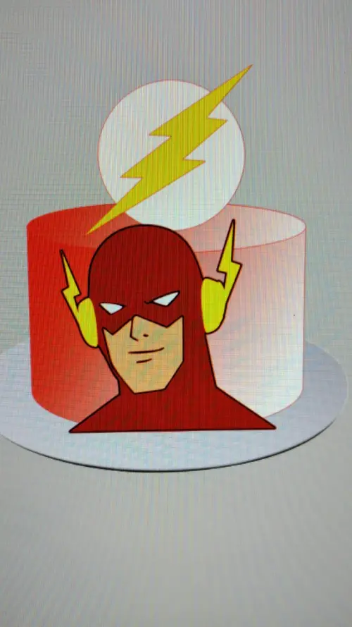 Topo de Bolo Flash