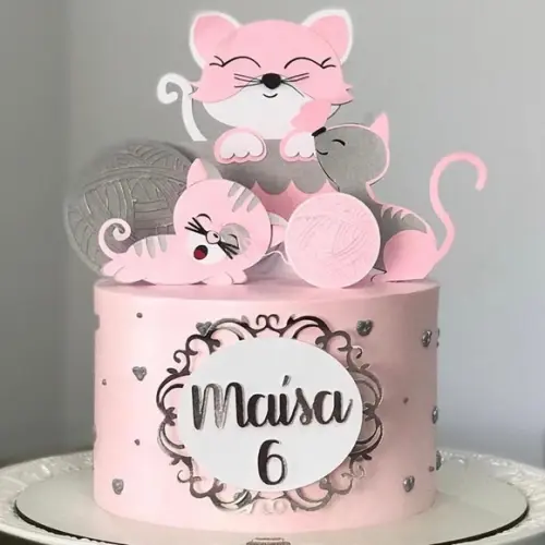 Topo de Bolo Gatinho