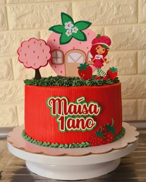 Topo de Bolo Moranguinho