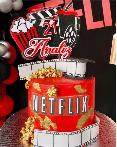 Topo de Bolo Netflix