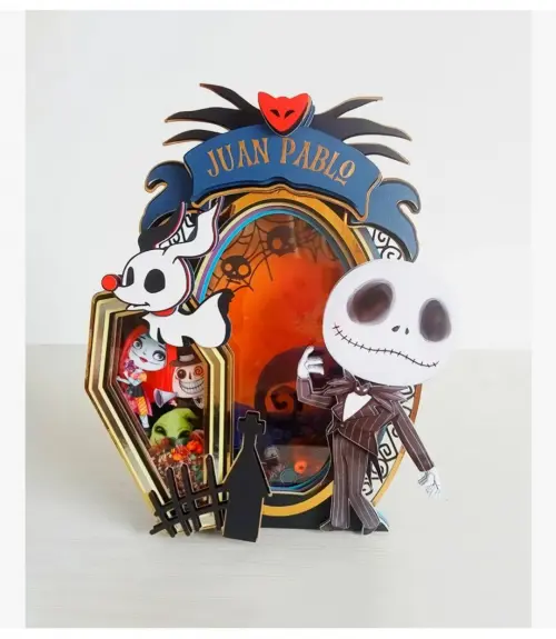 Topo de Bolo o estranho mundo de Jack