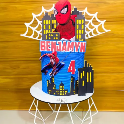 Topo de bolo Homem Aranha