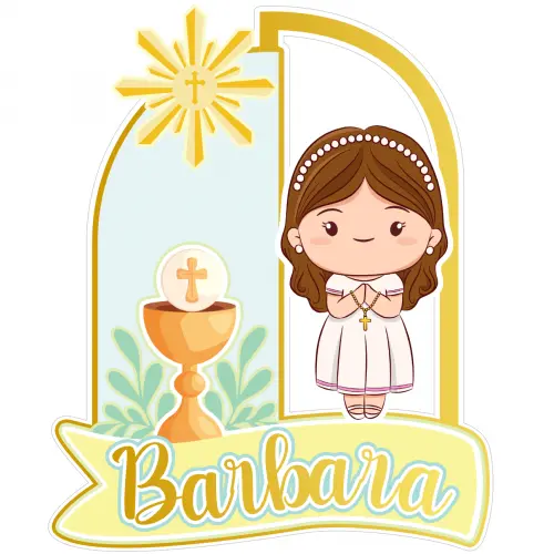 topo de bolo Eucaristia