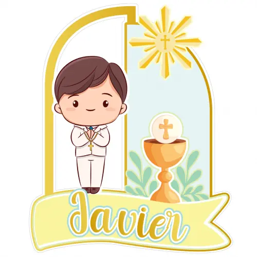 topo de bolo Eucaristia