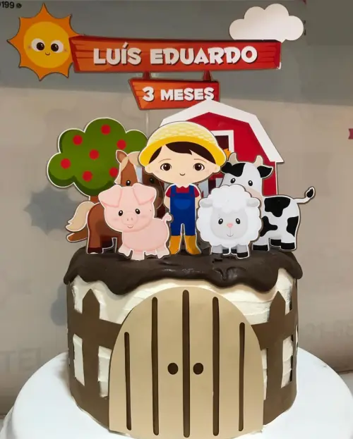 Topo de Bolo Fazendinha