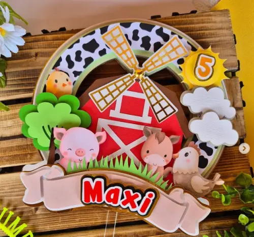 Topo de Bolo Fazendinha