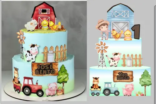 Topo de Bolo Fazendinha