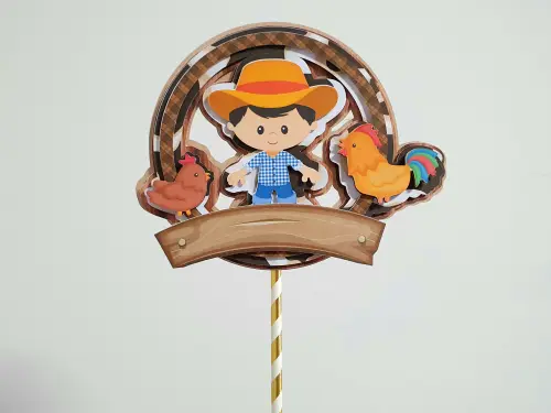 Topo de Bolo Fazendinha