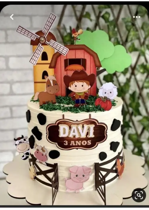 Topo de Bolo Fazendinha