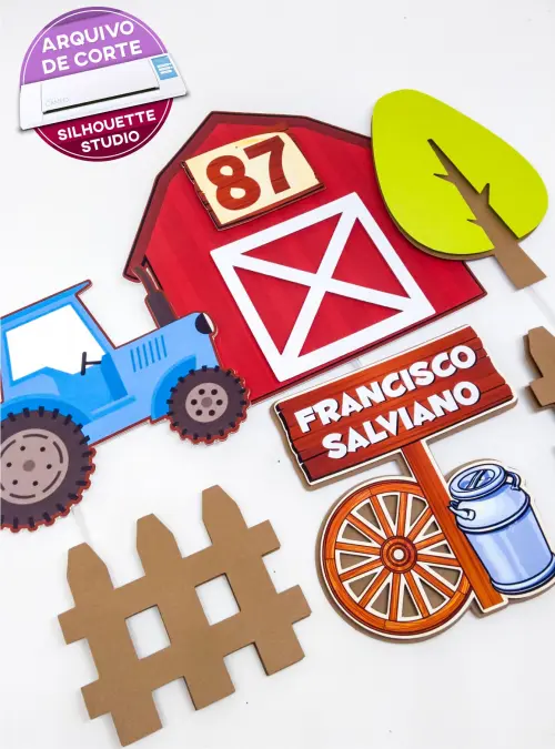 Topo de Bolo Fazendinha